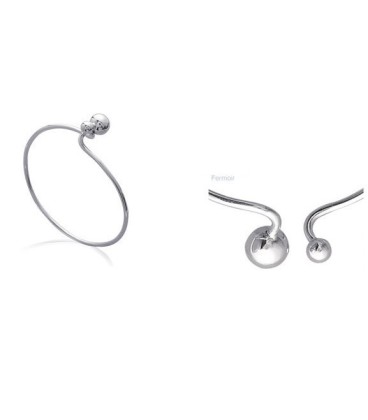 Bracelet argent massif rigide ouvrant Bracelet argent massif rigide ouvrant