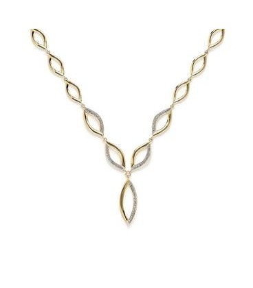 Collier plaqué or pendant incrusté de zirconium Collier plaqué or pendant incrusté de zirconium