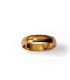 Alliance mariage bague plaqué or simple homme-1