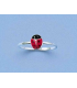 Bague enfant argent massif coccinelle-1