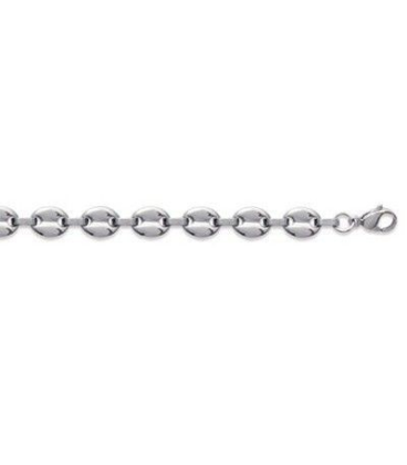 Bracelet acier grain de café -1