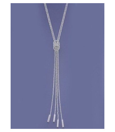 Beau collier femme argent massif pendant-1