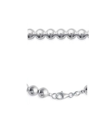 Bracelet perles argent massif 
