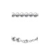 Bracelet perles argent massif 