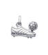 Pendentif argent massif ensemble pour footballeur-1