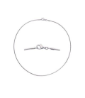 Cable collier OMEGA argent massif
