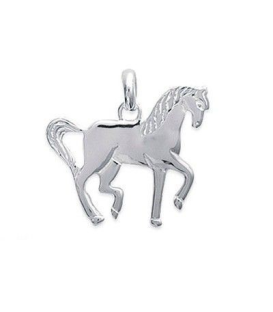 Pendentif enfant argent massif cheval