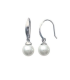 Boucles d'oreilles argent massif dormeuse perle de Majorque-2