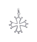 Pendentif croix Occitane argent massif