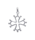 Pendentif croix Occitane argent massif-1