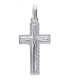 Pendentif belle croix argent massif diamantée-1