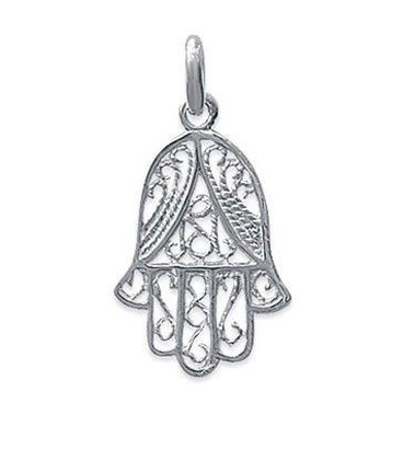 Pendentif main de fatima argent massif-1