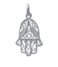 Pendentif main de fatima argent massif