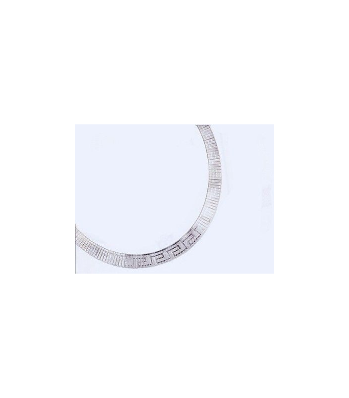Collier Argent Massif 925 - Maille Chaîne Créateur Style Moderniste - Occasion