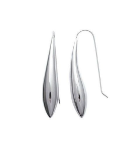 Boucles d'oreilles pendantes goutte argent massif