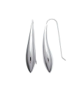 Boucles d'oreilles pendantes goutte argent massif