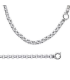 Gros collier argent massif maille jaseron 