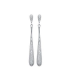 Boucles d'oreilles argent massif pendant de zirconium blancs-2