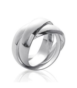 Alliance bague argent massif homme femme beaux anneaux entrelacés cérémonie