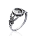 Bague yin et yang argent massif-3