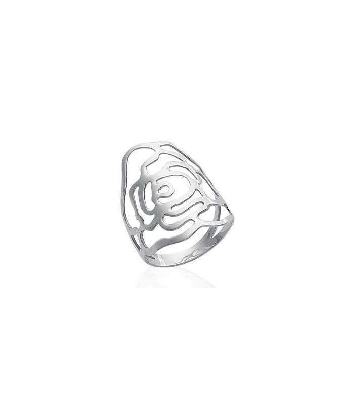 Bague large argent massif Femme Ozelotl