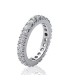 Bague alliance argent massif tour complet de zirconium-2