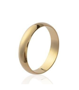 Alliance bague plaqué or simple femme homme