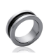 Bague alliance homme acier et carbone-2