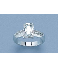 bague argent zirconium rectangulaire bague argent zirconium rectangulaire