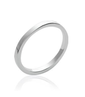 Bague anneau simple modulable argent massif