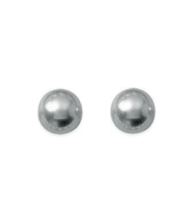 Boucles d'oreilles plaqué or perle de MAJORQUE grise