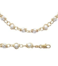 Bracelet plaqué or enroulé de perles de Majorque