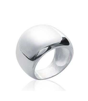 Grosse bague bombée argent massif Grosse bague bombée argent massif