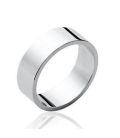 Bague anneau style alliance en argent massif 