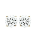 Clou d'oreille boucles d'oreilles plaqué or beau zirconium taillé diamant