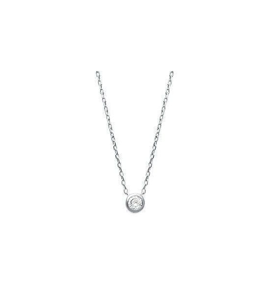 Collier Chaîne Pendentif étoile Argent Massif - Avec Zirconiums Et Pierre Aventurine