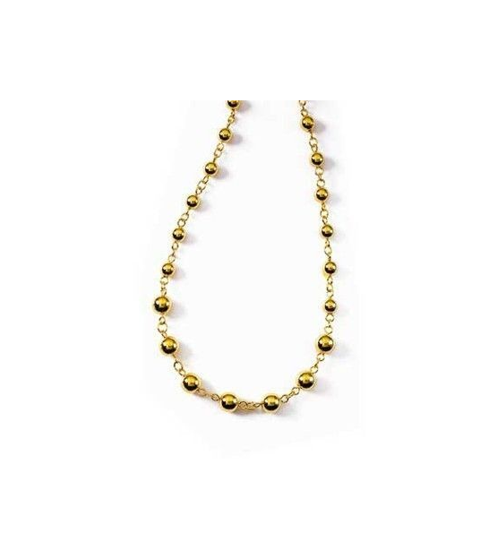Beau Collier Chaine 39 cm plaqué or élégant bijou vintage véritable Daureal