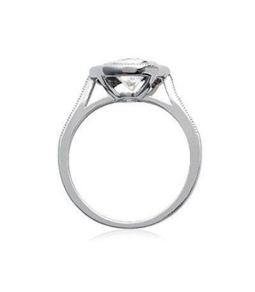 Bague argent massif beau zirconium solitaire-2