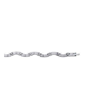 Bracelet homme en acier brossé original-1