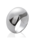Grosse bague argent massif bombée femme homme-1
