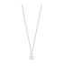 Pendentif argent massif zirconium taillé en diamant 