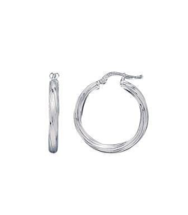 Créole originale boucles d'oreilles argent massif 