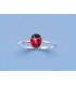 Bague enfant argent massif coccinelle-1