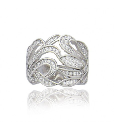 Grosse bague joaillerie argent massif 