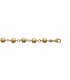 Bracelet plaqué or chaine boules perles - 1 - Bracelet plaqué or boules, cinq microns d'or 750 millième. Bijou classique ,anal