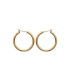 Boucles d'oreilles créole plaqué or 