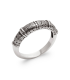 Bague anneau tribal argent 