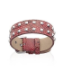 Bracelet homme en cuir clouté-1