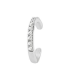 Bague d'oreille argent massif et zirconium 