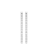 Boucles d'oreilles pendante argent rivière de zirconium 
